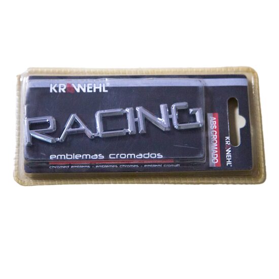 Ornament emblema crom Racing