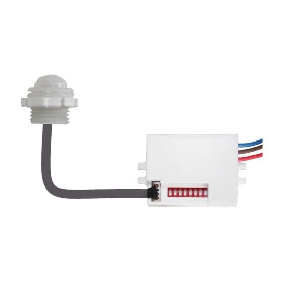 Senzor de miscare infrarosu, incastrabil, rotund, max. 100W, Well SENS-PIR-D04-WL