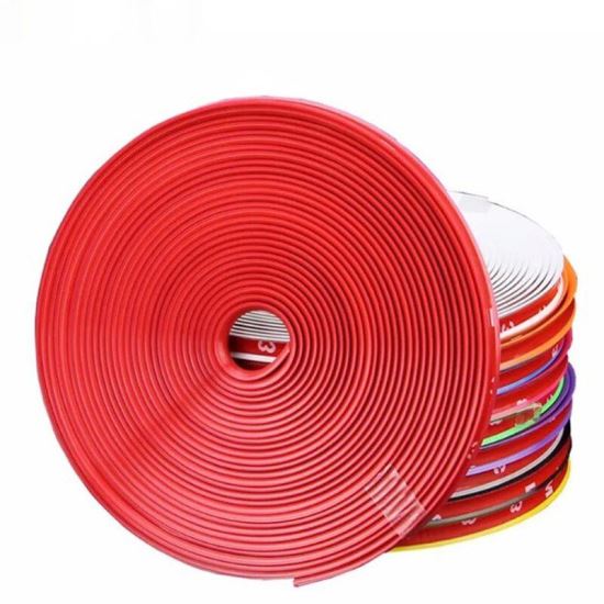 Rola banda de protectie pentru marginea jantelor, 13" la 22", adeziva, 8m, culoarea rosie