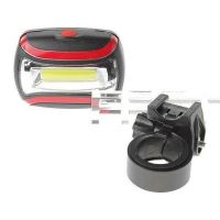 Lampa far lanterna bicicleta fata 3 moduri, lumina alba/rosie, fata/spate CH-2015
