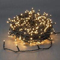 Ghirlanda decorativa Smart Wi-Fi cu 50 LED-uri, lumina alba calda, 5m Nedis,  WIFILX01W50