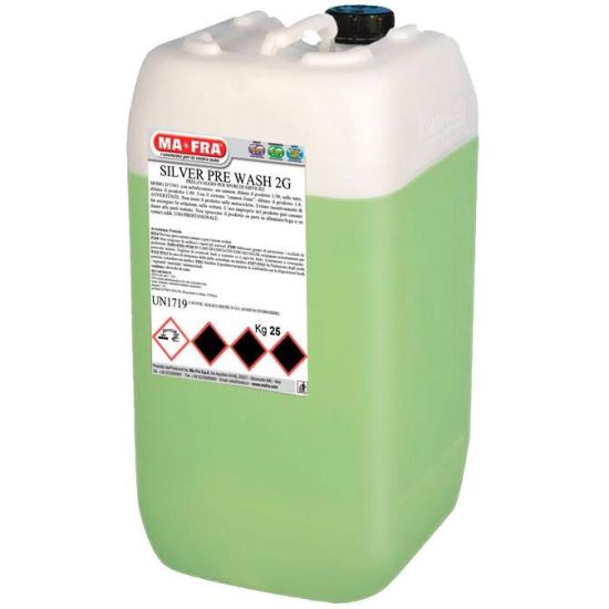 Spuma activa Silver Pre Wash 2G, 25kg, pentru apa dura, foraj MAFRA /L
