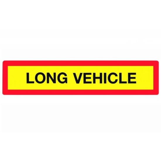 Autocolant reflectorizant Long Vehicle set 40x10cm H. Lucas