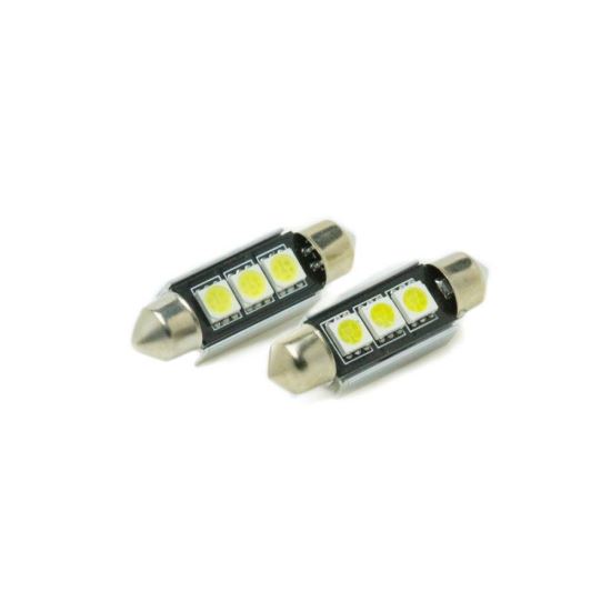Set2 becuri sofit 12V/C5W 36mm 3 Led-uri CANBUS H.Lucas 70231-12V