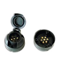 Priza remorca 7 pini, 12V, plastic, cu talpa E1216 / k-WTY7PIN Fristom