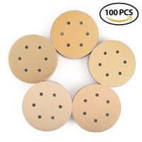 Disc abraziv slefuit cu Velcro, fi 150, 6 gauri, P100, BK88012 Breckner