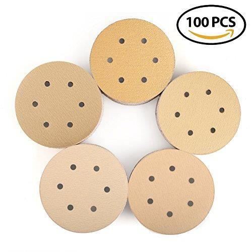 Disc abraziv slefuit cu Velcro, fi 150, 6 gauri, P100, BK88012 Breckner
