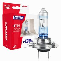 Set 2 becuri H7 12V/55W, extra 130%, Duo LumiTec Limited blue 01406 Amio