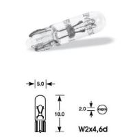 Bec soclu sticla fara dulie 12V/1.2W W1.2W- T5 Lohuis