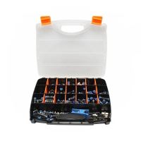 Trusa 242 bucati conectori, cuple rapide din plastic, mufe pentru furtun aer comprimat 77521 Breckner
