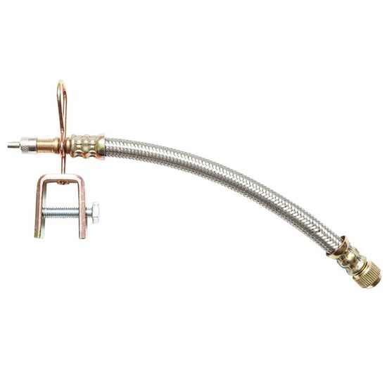 Prelungitor valva, cauciuc cu protectie metalica 18cm AC11