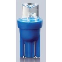 Set 2 becuri T10, 1LED 12V/5W, albastra, 5911 Vecta