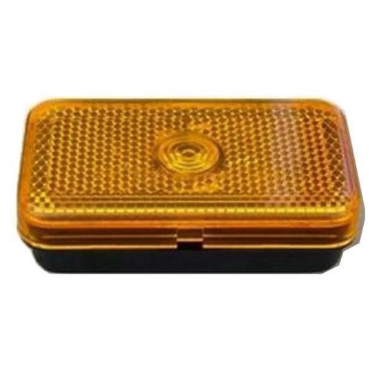 Lampa gabarit 80x45, bec, galbena, fara suport, 12-24V, G17 Gmak  