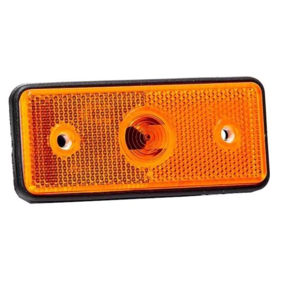 Lampa gabarit 110x45, bec, galbena, incastrabila cu fire, 12-24V, MD-013/1-Z Fristom 