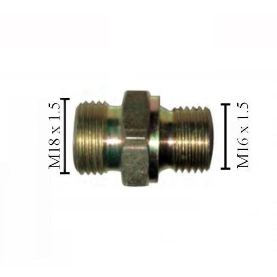 Racord furtun aer reductie M18x1.5 - M16x1.5mm Reflex 14000.0200