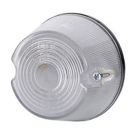 Lampa gabarit fi77, bec sofit, alba LO212 Horpol
