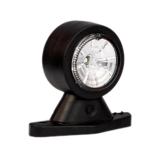 Lampa gabarit cu brat drept 88mm, FT-009-A, LED, alb-rosie, dispersor fi66, 12-36V Fristom