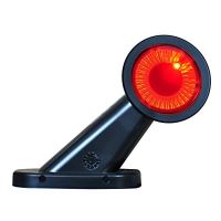 Lampa gabarit cu brat oblic 45° 108mm, LED, alb-rosie, stanga, 12-24V, W21.7s 417bcL Was 
