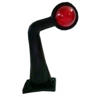 Lampa gabarit cu brat 195mm, cotit la 90°, LED, alb-rosie, 24V 1427