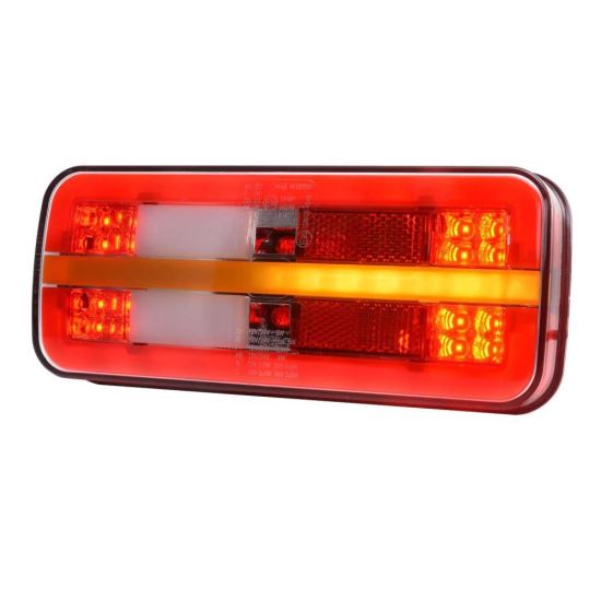 Lampa spate 201x85, 5 functii cu numar, ceata si semnalizare dinamica, LED, W187 DD 1325 DD Was