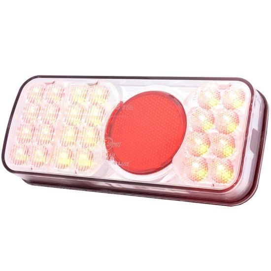 Lampa spate 201x85, 5 functii, cu ceata, LED, stanga, W66L 313 Was     