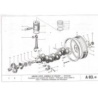 Cuzineti biela+palier R1 U650 set Grab