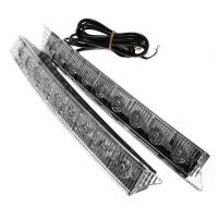 Proiect zi DRL 9 LED-uri 30cm, 12V 0.5W alb A6-9