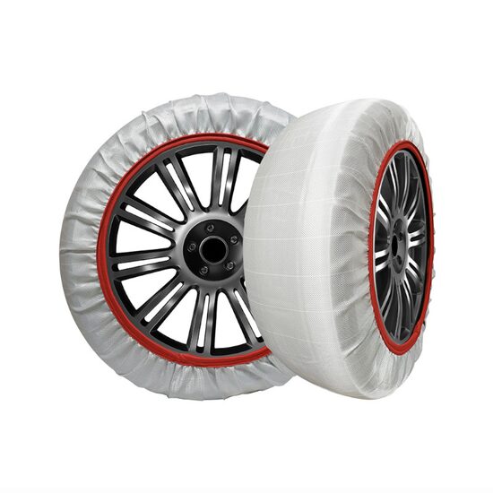 Set 2 huse antiderapante zapada, XL, albe, 14- 21/22inch, HUSTX04 Husky