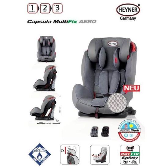 Scaun auto copii grupa 1+2+3 "MultiProtect ERGO SP", gri, 791.20 Heyner