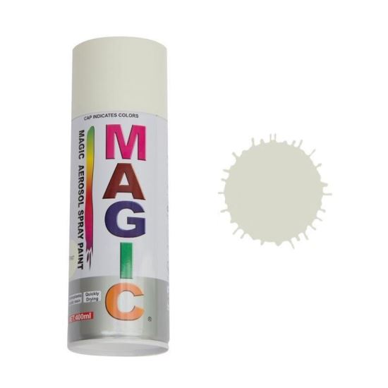Spray vopsea Alb mat 9002 400ml Magic
