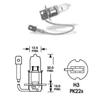 Bec H3 24V/70W 1403 Sumex