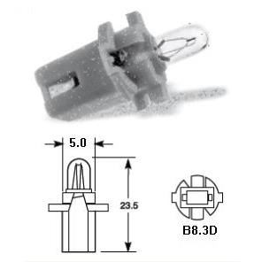 Bec bord dulie plastic 24V/1.2W T5 Lohuis