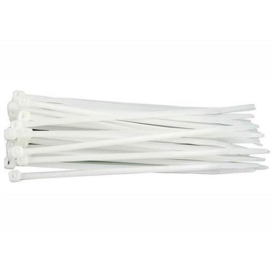 Coliere plastic 400x4.6-5mm albe Carcare/ART/HL