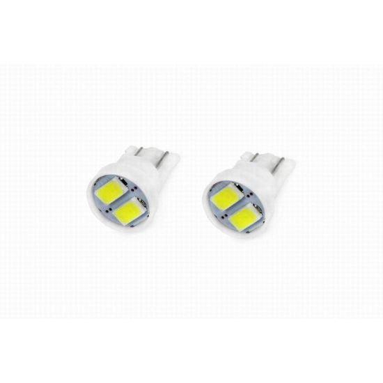 Set 2 becuri T10, 2 LED-uri SMD 5730 12V, W5W 01295 Amio