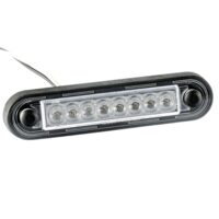 Lampa suplimentara frana, 120mm, cu LED, 12-24V, rosie,  dispersor alb FT-191 Led Fristom