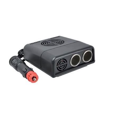 Convertor 24V -> 12V, 8A, cu 2 prize 7557 Automax