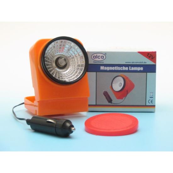 Lampa lucru 12V / 5W, rotunda cu magnet, cablu 4m, 572.00 Alca 