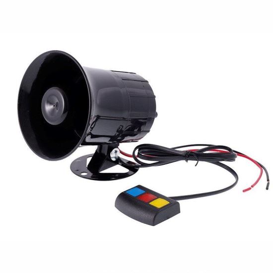 Sirena cu 3 butoane, 3 tonuri, 12V, 40W, 58602 Carmotion 
