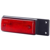 Lampa gabarit 96x36, bec, rosie, cu suport, 12-24V, LOW305 Horpol