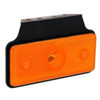 Lampa gabarit 110x45, bec, galbena, cu suport si fire, 12-24V, MD-013/1-Z+K Fristom 