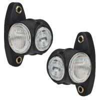 Lampa gabarit cu brat drept 65mm, LED, 12-24V, alb-galben-rosu, set 2 bucati, Mars720207 