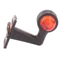 Lampa gabarit cu brat cu cot 90°, 125mm, LED, alb-rosie, 12-24V, G06/1 Gmak  