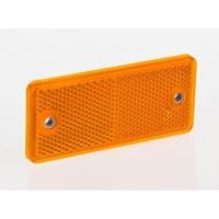 Catadioptru dreptunghiular cu gaura galben 90x40 DOB-034-Z Fristom