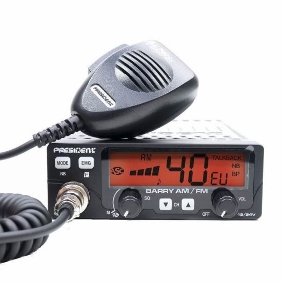 Statie radio President BARRY 12/24V  ASC am/fm TXPR002