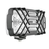 Proiector 220x123 faza lunga, cu pozitie, carcasa cromata, cu grilaj 5HP.26586 Wesem, tir, camion, 4X4, Offroad