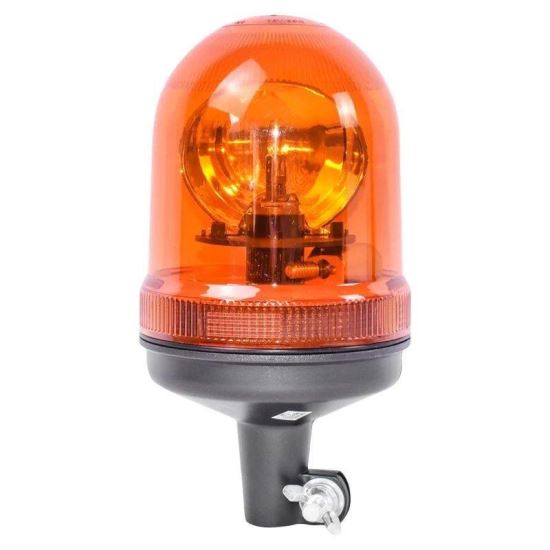 Girofar 12/24V h235, prindere pe tija fixa, 2 becuri, H1 12/24V  WL167G Nicar