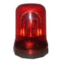 Girofar 24V, h160, bec, prindere cu magnet, R10W SK24