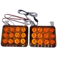 Proiector stroboscopic, LED, galben, set, 12V, JH-LED-34CS