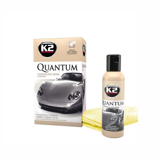 Ceara protectiva cu efect oglinda, cu laveta, 140g, Quantum G010 K2