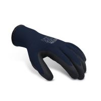 Manusi tricot sintetice fine, albastru cu negru, marime L, 111134L12 Handy